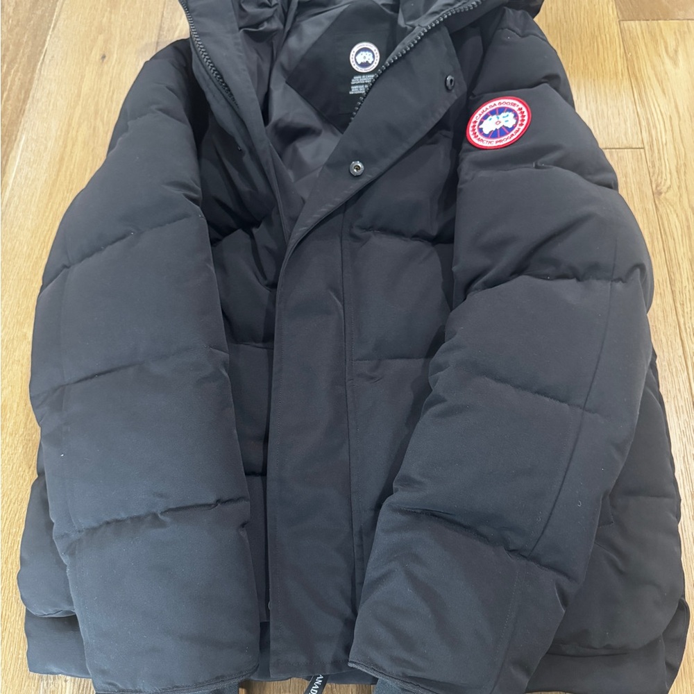 Canada Goose Black Puffer ‘Lodge’ Jacket